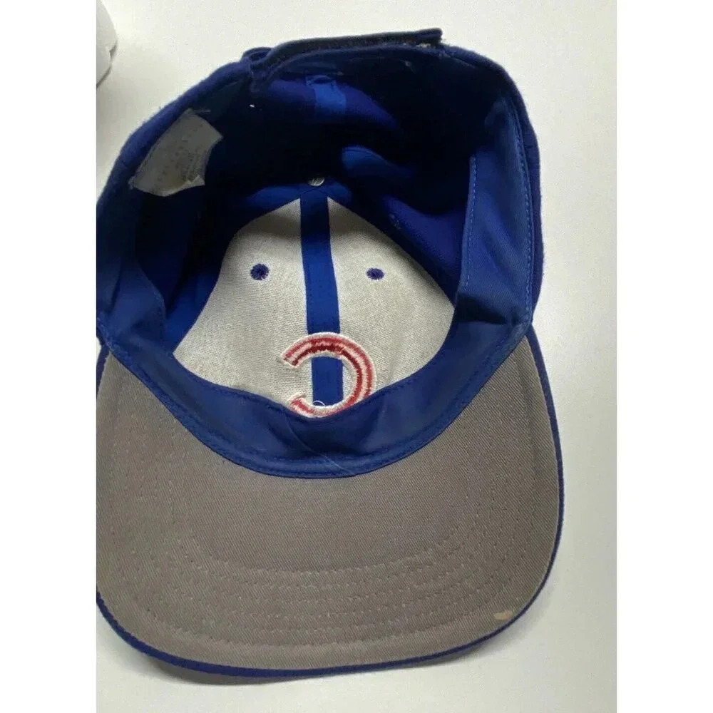 Chicago Cubs Wool Blend Blue Youth Hat Cap Adjustable MLB - Picture 7 of 7